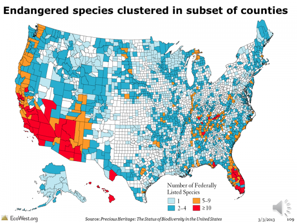 Species map