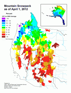 April 1 2012 snowpack