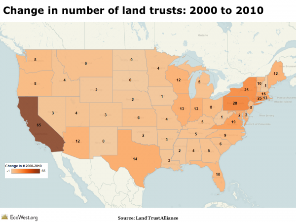 Growth in land trusts