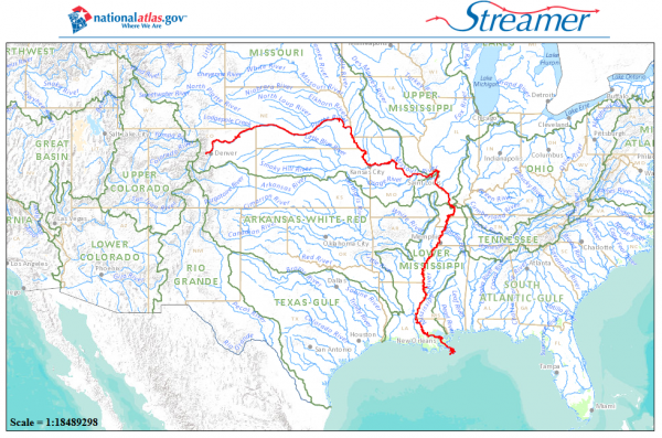 StreameNational Atlas Streamer Clear Creek Downstream