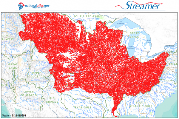 National Atlas Streamer New Orleans