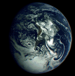 The black and blue marble: 10 whole Earth views from space