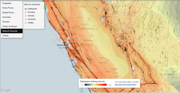 Trulia earthquake SF