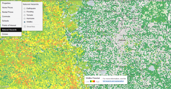 Trulia wildfire Denver