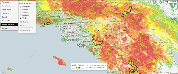 Trulia wildfire LA